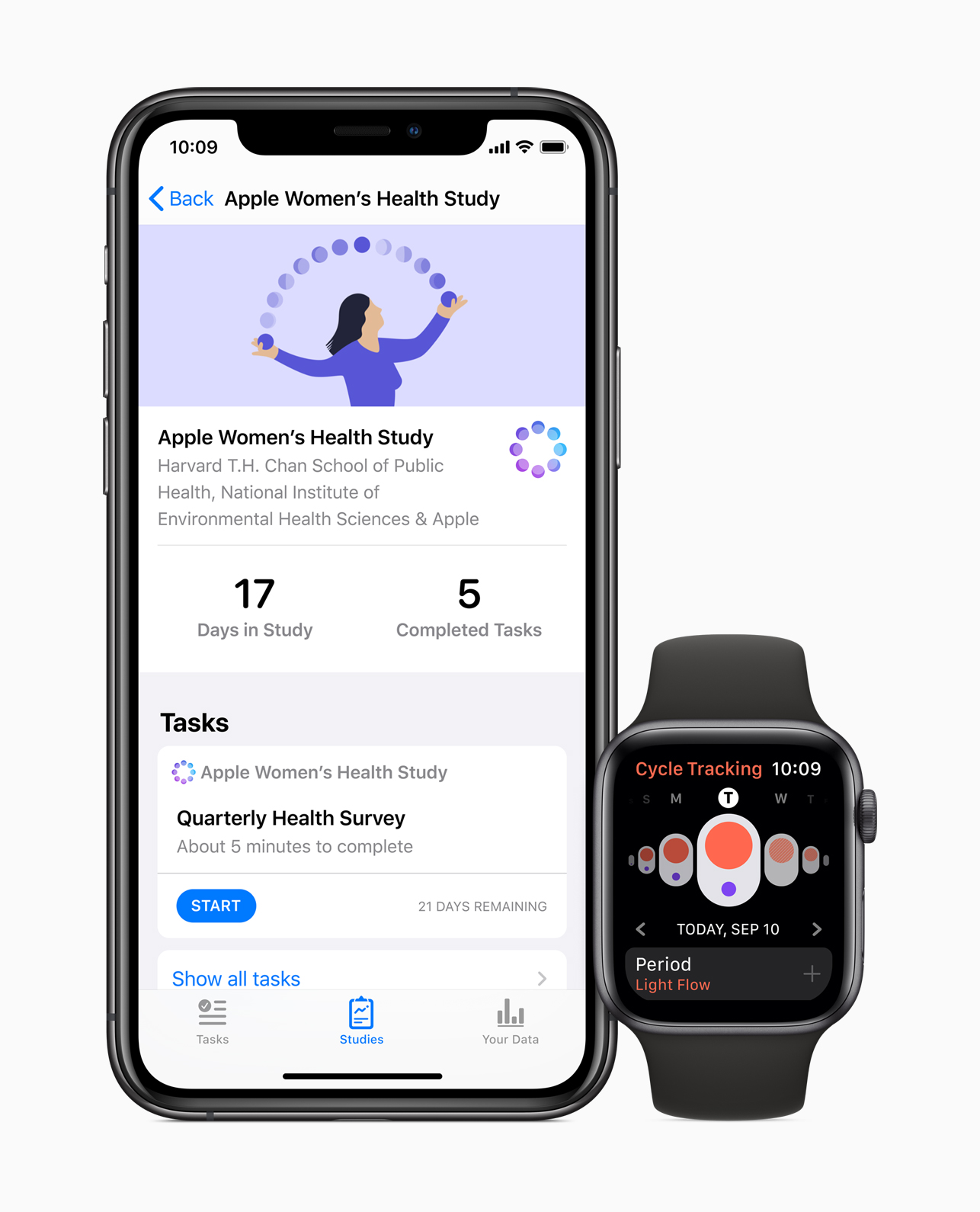 apple_research-app-womens-health-study-screen-iphone11pro-applewatchseries5_111419 apple_research-app-womens-health-study-screen-iphone11pro-applewatchseries5_111419